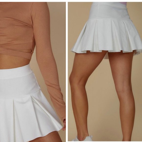 Dresses & Skirts - Players Club Tennis Skirt Pleated Mini